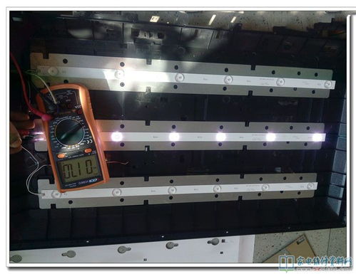 長虹LED32C1000N背光不亮故障維修圖解與分析